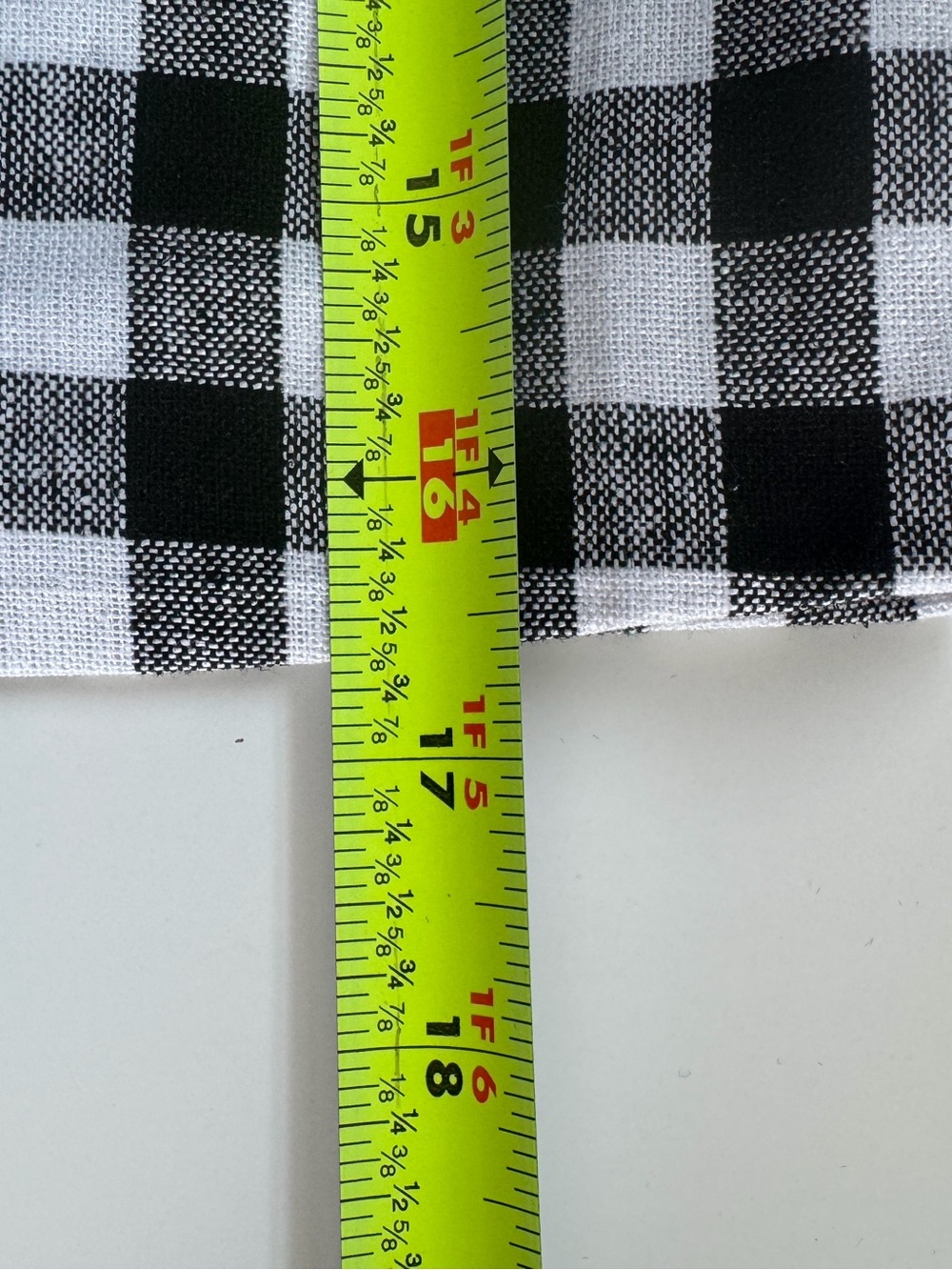 Express Black and White Gingham Button-Front Skirt - Picture 9 of 11